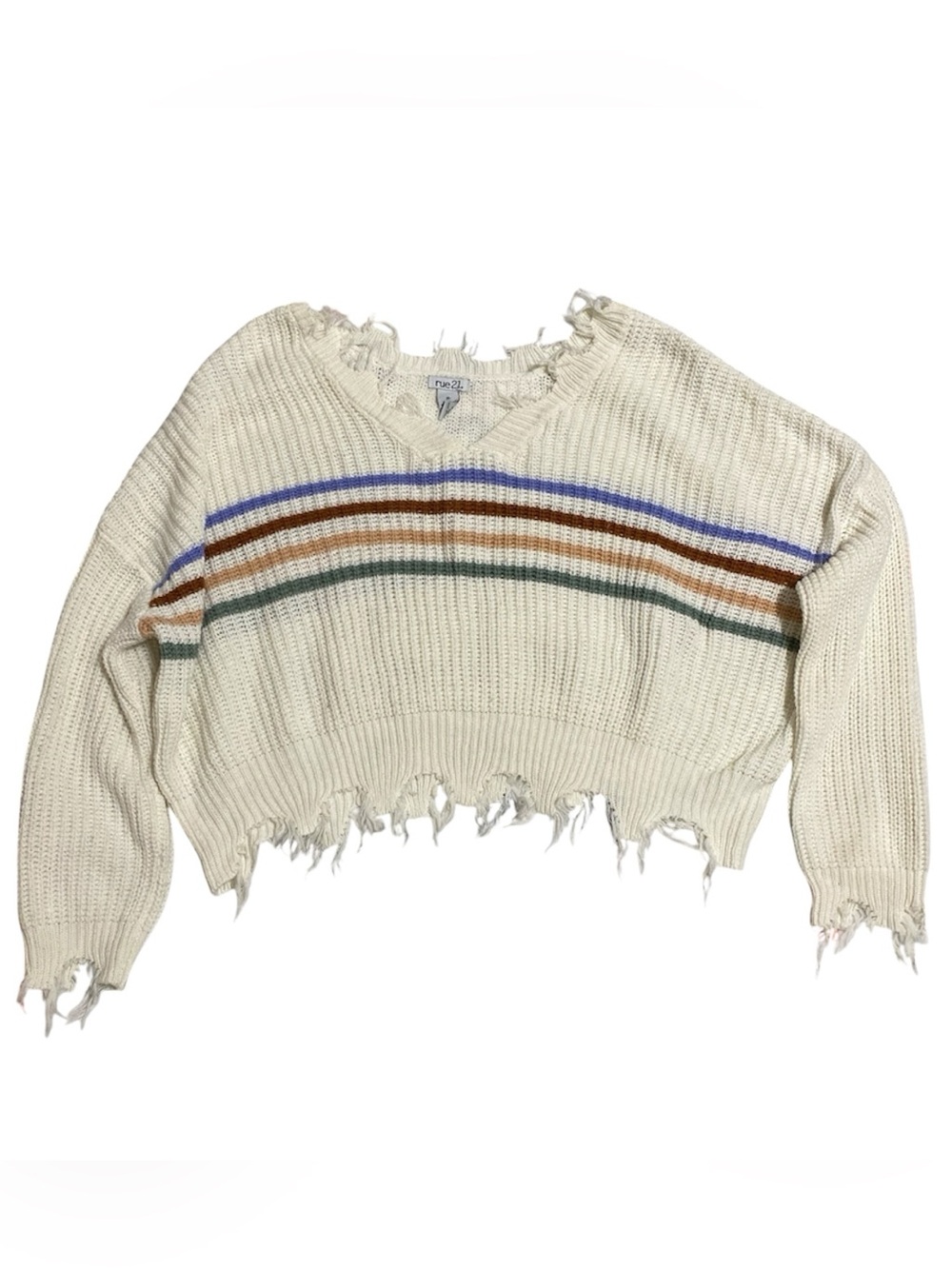Rue21 Distressed Sweater
